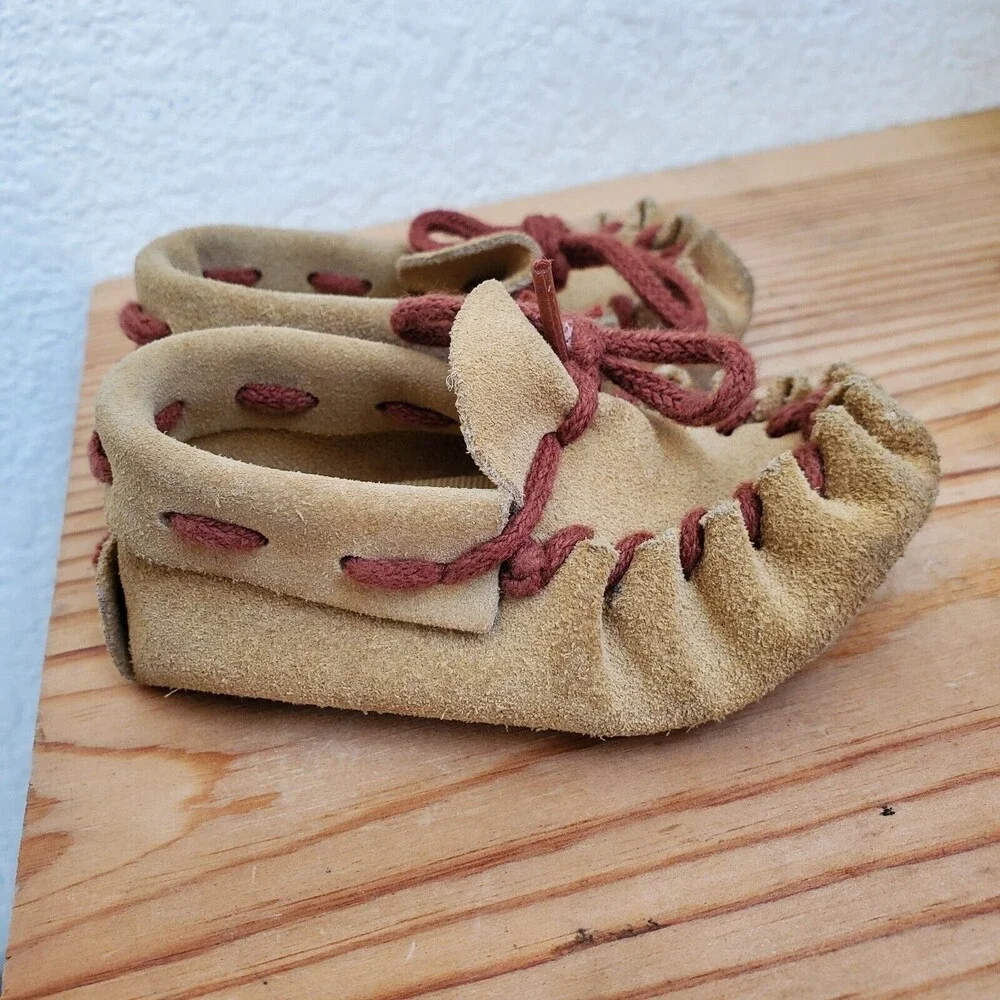 Baby Shoes Lot Moccasins Sandals Tennis Shoe Infant Leather Indian 5